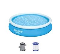 Bestway Fisher-Price - Castillo Hinchable | El anillo de aire superior alinea la pared de la cuenca durante el llenado; la bomba de filtro favorece la circulación del