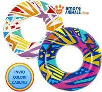 Bestway Flotador Diseño Geométrico → 107 Cm Inflables Para Mar Y Piscina / 36228
