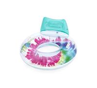 BESTWAY Flotador Hinchable de Playa y Piscina Tie Dye 118x117 cm Multicolor
