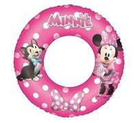 BESTWAY 91040 - Flotador Hinchable Infantil Minnie Mouse 56 cm Vinilo Resistente con Válvula de Seguridad y Diseño Rosa Brillante Para Niños Mayores de 3 Años