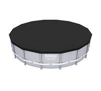 Bestway Flowclear-Lona de PVC de 493 cm, color gris, para piscina 488 cm de diámetro, serie Power Steel Deluxe, (58249)