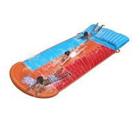 Bestway H2OGO - Tobogán acuático Triple, rampa de Salpicaduras de Tsunami, tobogán acuático Inflable con aspersores Integrados