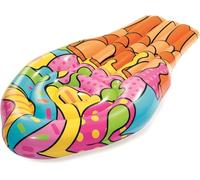 Bestway - Helado Hinchable Pop Art 188x95 cm para 1 Adulto Multicolor Fácil Inflado con Válvulas de Seguridad y Dos Cámaras de Aire Parche de Reparación
