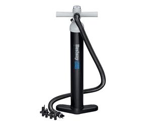 BESTWAY Inflador Manual de Alta Presión Air Hammer 25x10,5x64,5 cm Negro