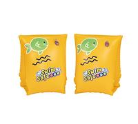 Bestway Inflatable Swimming Armbands for Kids Float Bands Sleeves, Inflatable Swim Armbands for Boys and Girls, Ages 3-6, Yellow