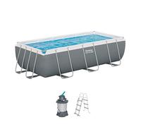 Bestway Juego de Piscina Rectangular de 13'3" x 6'7" x 39.5"/4.04 m x 2.01 m x 1 m