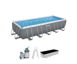 Bestway Juego de Piscina Rectangular de 21' x 9' x 52"/6.40 MX 2.74 MX 1.32 m