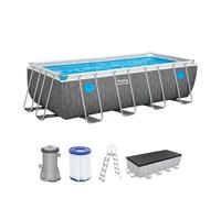Bestway Juego de Piscina Rectangular Splashview de 16' x 8' x 48"/4.88 MX 2.44 MX 1.22 m