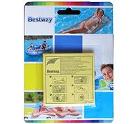 Bestway Kit de reparación de piscina grande, 10 parches pesados autoadhesivos, 62068