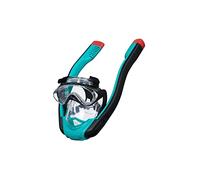 BESTWAY Máscara de Snorkel con Doble Tubo Flowtech S/M 42x22,5x16,5 cm Azul y Negro