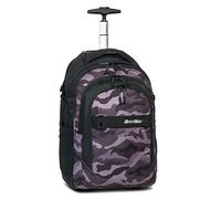 Bestway - Mochila con ruedas, negro, gris oscuro, 51 cm