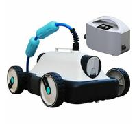 BESTWAY NOONOO Robot Limpiador de Piscinas Eléctrico e Independiente con Filtros para Fondo de Piscinas Elevadas y Autoportantes