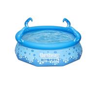 Bestway OktoPool für Kinder, Planschbecken mit aufblasbarem Luftring, 274 x 76 cm Piscina, Azul