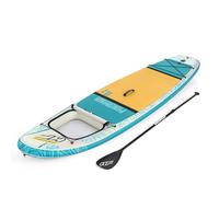 BESTWAY Paddle gonflable Panorama Hydro-force™, 340 x 89 x 15 cm, 150 kg max, fenetre transparent, pompe, leash