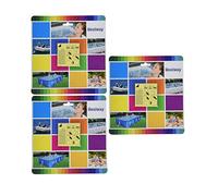 Bestway Parches de reparación autoadhesivos, impermeables, 6,5 x 6,5 cm, 30 unidades, color azul
