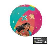 BESTWAY 91042 - Pelota de Playa Hinchable Diseño Disney Princess Rosa 51 cm con Válvula de Rápido Inflado Para Piscina o Playa Para Niños y Niñas Mayores de 2 Años