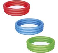 Bestway Piscina De Color Sólido 3 Anillos 122 X 25 Cm Colores A Elegir