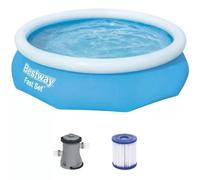 Bestway: Piscina Fast Set de aro hinchable con depuradora - 305x76 cm