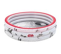 Bestway - Piscina Hinchable Infantil Star Wars Redonda 152 x 30 cm Estructura 3 Anillos Vinilo Resistente Blanco y Rojo con Parche de Reparación Incluido