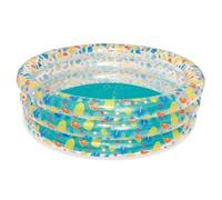 Bestway Piscina hinchable infantil Sea Life transparente 170x53 cm