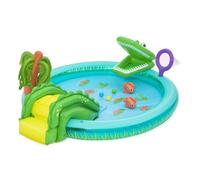 Bestway Centro de Juegos Crocodile Cove de 7'4" x 71" x 28.5"/2.24 m x 1.81 m x 72 cm