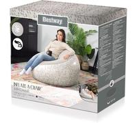 Bestway Silla de aire 112 x 112 x 66 cm, varios colores (gris/blanco)