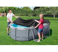 Bestway Tapa Piscina Elevada Ovalada Resistente Al Viento PVC 3.05m x 2.00m