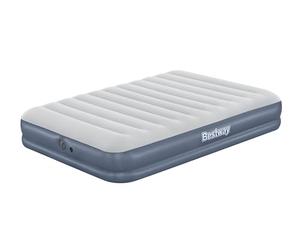Bestway Tritech Air Mattress Queen Bomba Recargable incorporada, 80' x 60' x 14'/2.03 MX 1.52 MX 36 cm