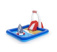 Bestway Wasserspielcenter mit Planschbecken Centro de Juegos de Agua con Piscina Infantil RettungsSchwimmer, 234 x 203 x 129 cm, Color (1065096XXX20)