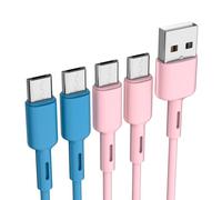 Bestwist Cable USB a micro USB, 0,95 m [4 unidades] 3 A de carga rápida Android, cable de sincronización de datos duradero de PVC para Huawei Honor 10/9/20 Lite, Honor 8X/8A/9A, Samsung Galaxy Note
