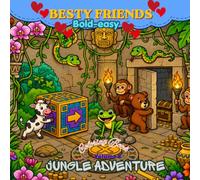 BESTY FRIENDS: Bold-easy JUNGLE ADVENTURE Volume 2 Coloring Book