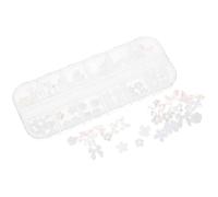 BESTYASH 1 caja Decoraciones de Resina para Uñas DIY Flores y Lazos Accesorios para Manicura Casa y Salón Diseño Elegante para del Nail Art