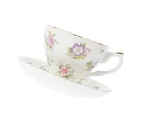 BESTYASH 1 juego Conjunto de Tazas de Café de Cerámica con Plato Juego de Tazas para Bebidas Incluye y Porcelana Premium Diseño Elegante y Duradero