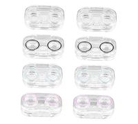 BESTYASH 1 Juego Estuche de Lentes de Contacto Transparente Organizador Práctico y Duradero para y Uso Diario Compatible Tipos de Lentes