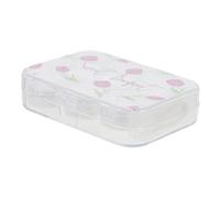 BESTYASH 1 Juego Estuche para Lentes De Contacto Chicas Contenedor De Portátil Accesorios Almacenamiento En Remojo De Porta Lentes Púrpura Páginas