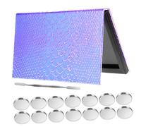 BESTYASH 1 Juego Paleta de Maquillaje Magnética Vacía Recipientes Metálicos y Organizador de Sombras de Ojos y Cosméticos