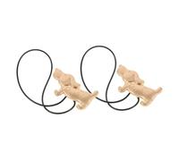 BESTYASH 1 Par Cinta Magnética de Cortina Forma de Perro Sujetadores Estilizados para Decoración Accesorios Resistentes de Metal para Cortinas de Guardería y Salón