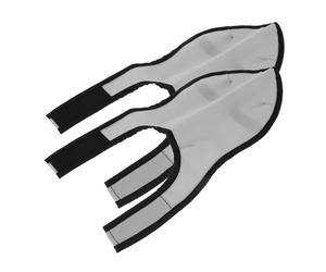 BESTYASH 1 Par Cubiertas De Zapatos De Pelo Irrompibles Apretones Impermeable Cabello Corte Cubrir por Favor Protector Zapatos Suministros Light Grey Pongis