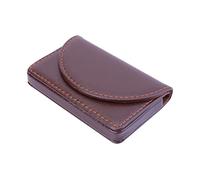 BESTYASH 1 Pc Estuche portátil Titular de la Tarjeta crédito Billetera Dinero Soportes carteira para cartoes Carteras para Tarjetas targetero Titular de la Empresa Titular del Nombre Coffee