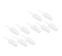 BESTYASH 10 Palas Medidoras de Transparentes para Hielo Medidoras Mini Tamaño Pequeño Utensilios de Cocina Multifuncionales para Hogar y Restaurante Paquete de 10 Piezas Uso en Postres
