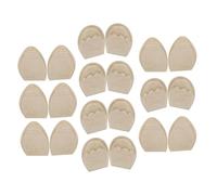 BESTYASH 10 Pares de Almohadillas para Zapatos de Tacones Altos en Esponja Beige Que Previenen el Deslizamiento y Mejoran la Estabilidad para Uso Cómodo Diario
