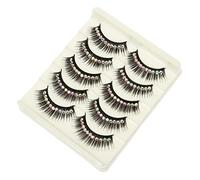 BESTYASH 10 Pestañas Postizas Largas y Brillantes con Diamantes de Imitación para Mujeres y Niñas Extensiones de Pestañas Dramáticas para Maquillaje de Fiesta y