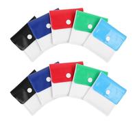 BESTYASH 10 Piezas Bolsa de Cenizas Portátil de Bolsillo Resistente al Fuego con Interior de Aluminio Reutilizable para Eliminación Segura de Colillas Viajes al Aire y Playa