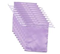 BESTYASH 10 Piezas Bolsa de cosméticos con cordón neceseres para Mujeres viajeras Bolsas Cajas organizadoras Bolsa de tocador para Mujeres Bolsa de cosméticos de Mujer Satín