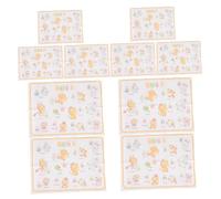 BESTYASH 10 Piezas Manteles Individuales Desechables para Bebés Unidades Antiaceite y Portátil para Mesa Infantil Manteles para Comer y Uso Doméstico