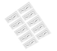 BESTYASH 10 Piezas Regla De Diseño De Cejas Regla De Mapeo De Cejas Herramienta De Plantilla De Cejas Herramienta De Regla De Cejas Regla De Calibre De Maquillaje De Cejas Bopp