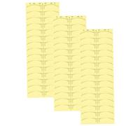 BESTYASH 100 Piezas Herramientas Desechables para Moldear Cejas Pegatinas Regla para Medir Cejas para Dibujar Líneas Mujeres Kit para Estampar