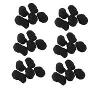 BESTYASH 100 piezas Redecillas Invisibles Elásticas para Pelucas y Moños de Malla para Fijación de Cabello Negras para Profesionales Enfermeras y Bailarinas