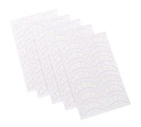 BESTYASH 10hojas Parches De Aislamiento Para Extensiones De Pestañas Almohadillas Autoadhesivas Para Práctica y Formación De Herramienta De Medición y Fijación Para Salones y Personal