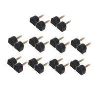 BESTYASH 10pares Puntas De Reemplazo Para Tacones Tapones De Talón Para Reparación De Zapatos Accesorios Antideslizantes y Resistentes Al